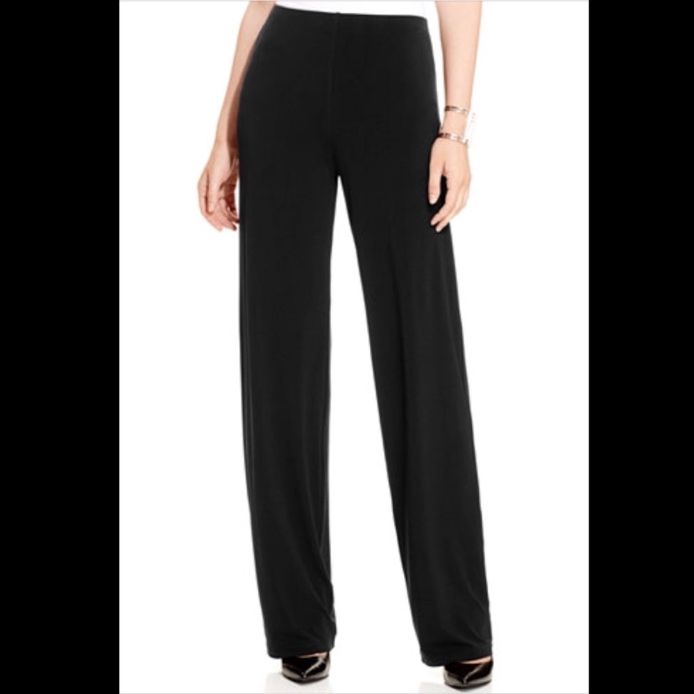 Michael Kors Wide Leg Black Dress Pants